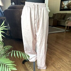 Satin joggers